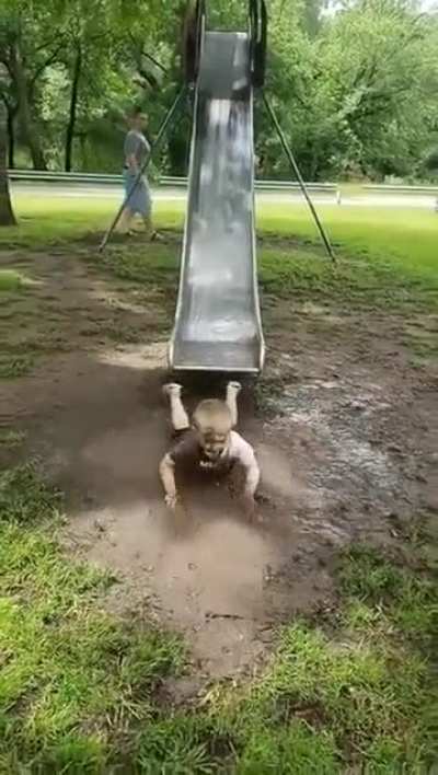 You are supposed to land on your feet.