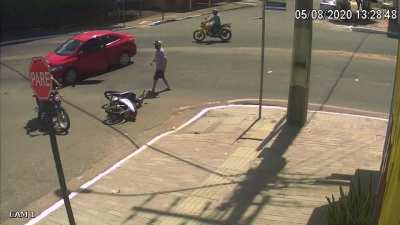 That person had a really unlucky day