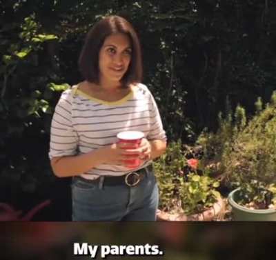 She's just learning the differences between us and them