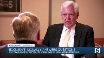 The Lt. Governor of Tennessee, where many anti-LGTBQ laws have passed, was caught liking instagram posts of young gay men