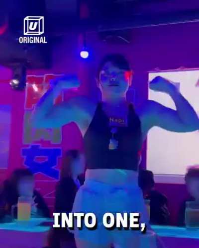 Tokyo has a "Muscle Girls Bar"