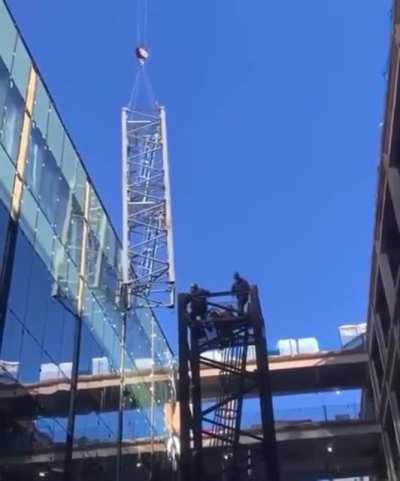 Operating a crane