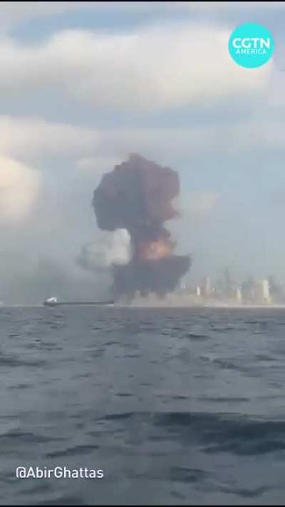 Beirut Explosion. Happened one year ago August 4 2020. Tomorrow is the anniversary for that explosion and a day off in Lebanon to remember the fallen.
