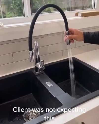 Interesting faucet