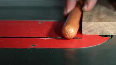 This Sawstop saw in action with Slow-Mo behind the scenes