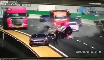 Not even safe in the inside lane.