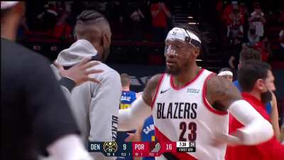 [Highlight] Nurkic hits Robert Covington cutting to the basket for the reverse jam