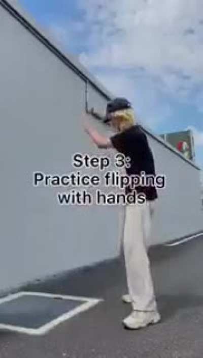 How to wall flip in 3 steps