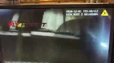 Police looking for a suspect.