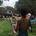 My best mate surprised me at a music festival recently after a long time apart. This is true happiness.