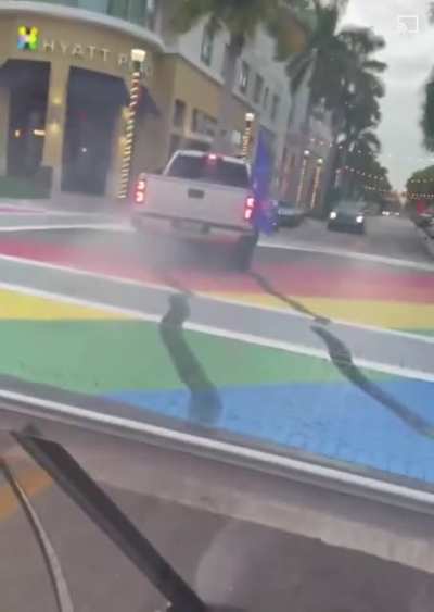 I guess this guy really doesn’t like rainbows
