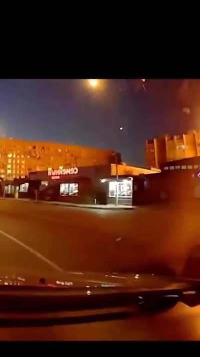 A SU-34 crashed into a residential building.