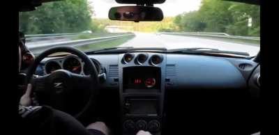 Racing against a porsche on the autobahn