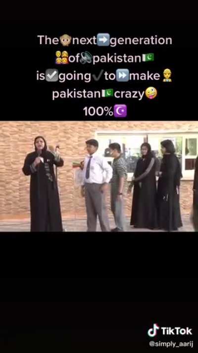 The next generation of Pakistan is going to make Pakistan crazy ?%