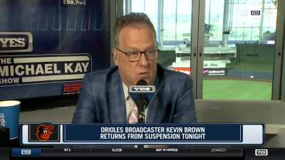 [Highlight] Michael Kay compares Kevin Brown's Orioles statement to a "hostage tape"