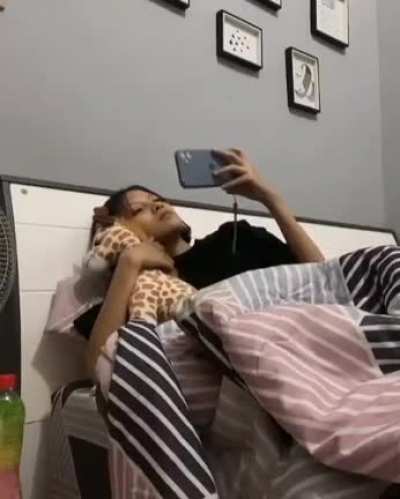 Chilling after netflix