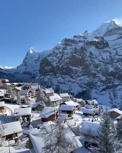 Morning in Switzerland.