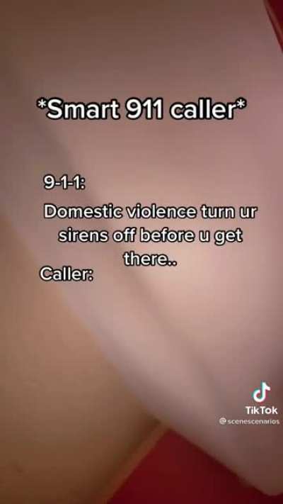 Emergency Operator immediately understands a woman’s coded way of asking for help