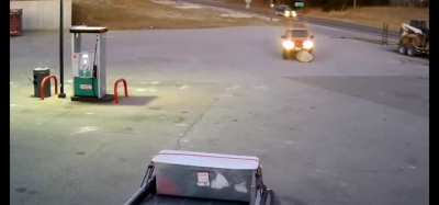 He really needed that Gas...