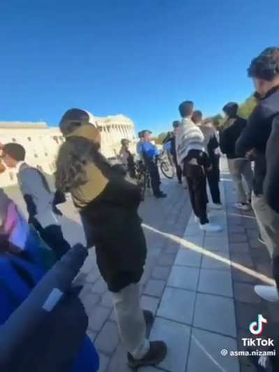 “This plaza, is restricted from the First Amendment activity”??Okay guy