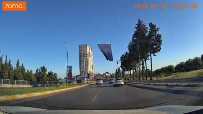 I almost had this accident today. The crucial point is that if this accident happened, I would be guilty because I was hit from behind!