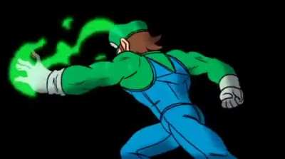One Punch Man but with Luigi