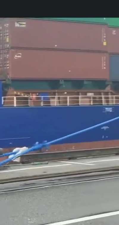 The pressure dockline ropes are under?
