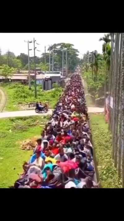 Wild rush hour in Bangladesh ??