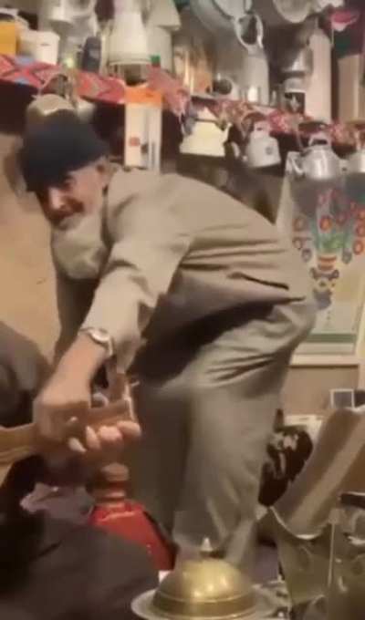 WCGW Not letting your grandfather sleep?