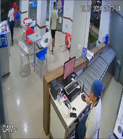 to rob an ice cream parlor