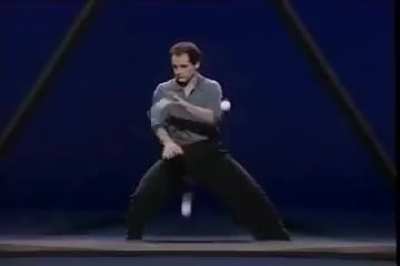 Crazy juggling skills!