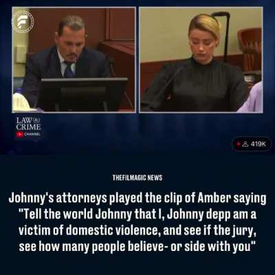 "No one will believe you, Johnny."