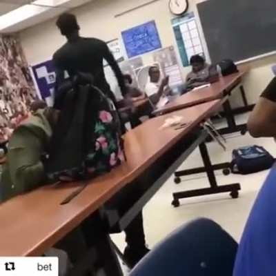WCGW He jumped on the desk
