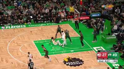 [Highlight] Al Horford and the TD Garden is hyped up after a great Celtics defensive possession vs the Atlanta Hawks
