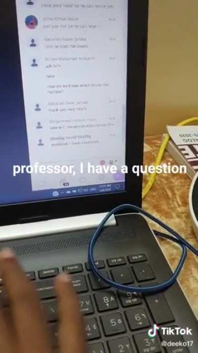 Online classes because of corona