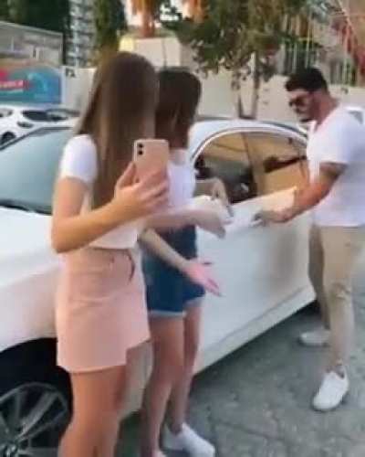 Showing off gone hilariously wrong.