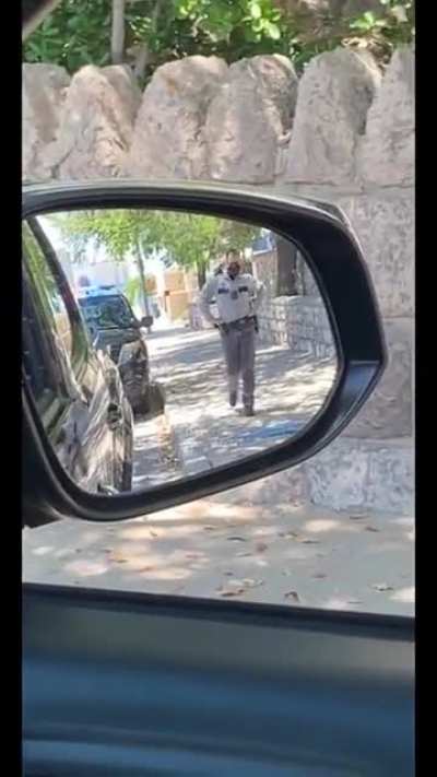 "I bet you're wondering why I pulled you over..."