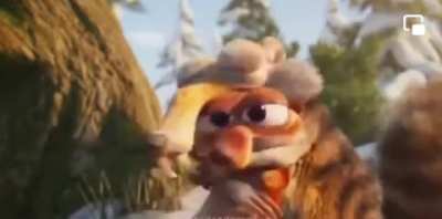 I grew up watching Scrat and now he's a dad ❤️?❤️