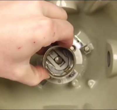 Restoration of an antique factory light