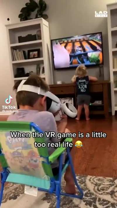 When VR goes too far