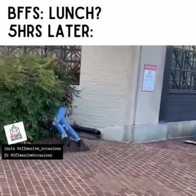 those bottomless mimosas got them ?