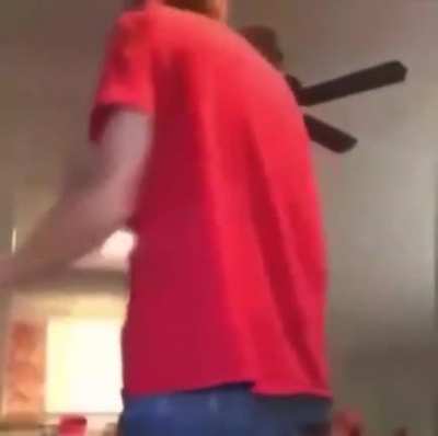 WCGW Guy flexing and waving around gun , ends up pulling the trigger
