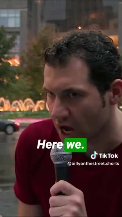 Billy Eichner (Parks and Rec): "This is why we need to build a wall" after quizzing two Brazilian women in Billy on the Street
