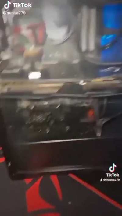 Spraying a PC