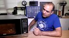 “Plastic Fan” in a microwave