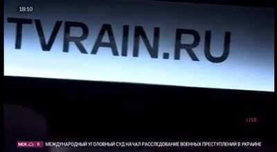 The Entire staff of the Russian TV channel “the rain” resigned during a live stream with last words: “no war” and then played “swan lake” ballet video (just like they did on all USSR tv channels when it suddenly collapsed