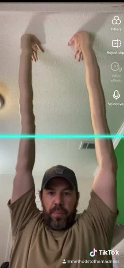 Reaching for the ceiling ?