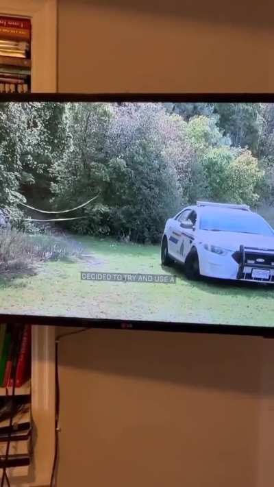 LARPing near a crime scene