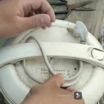 And the cord magically untied