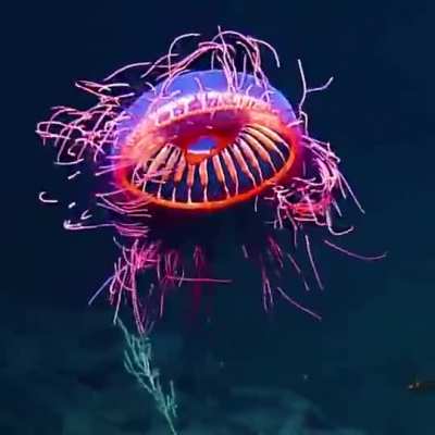 ? This jellyfish found at a depth of 1225 m off the coast of California